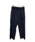 CULLNI（クルニ）の古着「Belt Tuck Slacks Pants」｜ネイビー