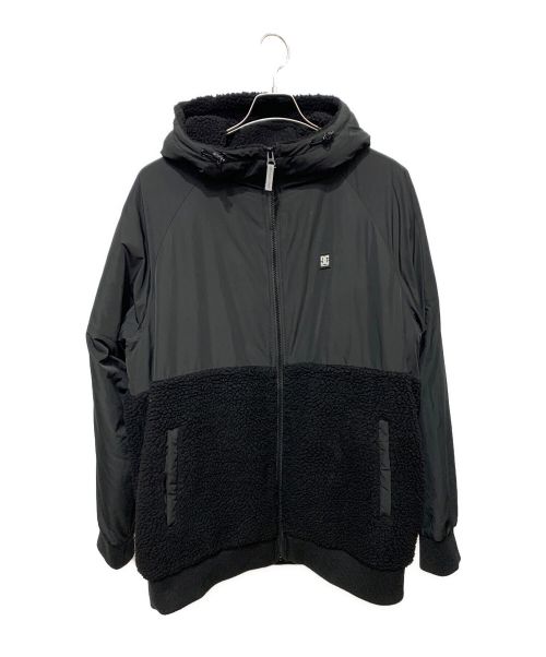 DC SHOE（ディーシーシュ）DC SHOE (ディーシーシュ) Boa Fleece Sherpa Hoodie JKT  ブラック サイズ:XLの古着・服飾アイテム