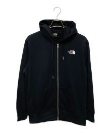 THE NORTH FACE（ザ ノース フェイス）の古着「SQ LOGO FULL ZIP」｜ブラック