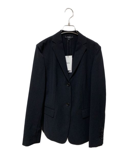 theory（セオリー）theory (セオリー) SB SLIM BLAZER UL CRISP TWILL ブラック サイズ:00 未使用品の古着・服飾アイテム