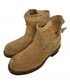 CHIPPEWAチペワ）の古着「ENGINEER BOOTS SAND SUEDE」｜ベージュ