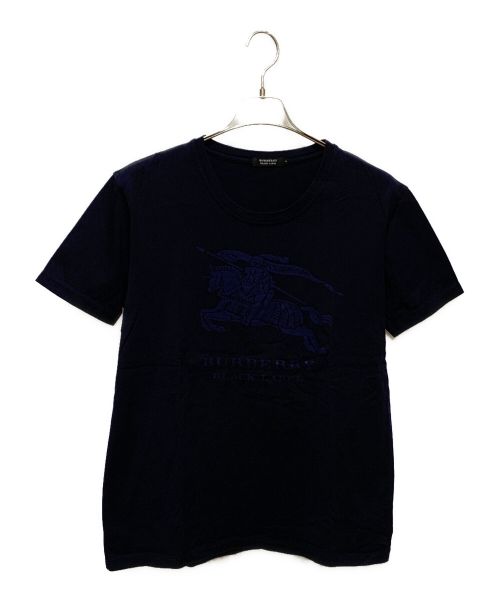 BURBERRY BLACK LABEL（バーバリーブラックレーベル）BURBERRY BLACK LABEL (バーバリーブラックレーベル) プリントTシャツ ネイビー サイズ:3の古着・服飾アイテム