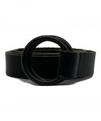 s'yteサイト）の古着「COW LEATHER25MM LONG RING BELT」｜ブラック