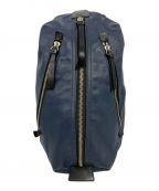 COACHコーチ）の古着「Thompson Leather Sling Pack」｜ネイビー