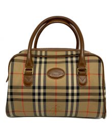 Burberry's（バーバリーズ）の古着「ミニボストンバッグ」｜ベージュ