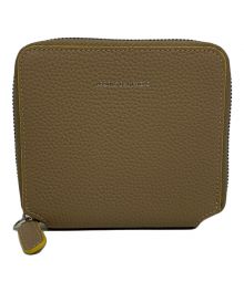 BROOKS BROTHERS（ブルックスブラザーズ）の古着「ROUND ZIP WALLET」｜ブラウン×イエロー