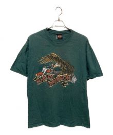 HARLEY-DAVIDSON（ハーレーダビッドソン）の古着「半袖Tシャツ」｜グリーン