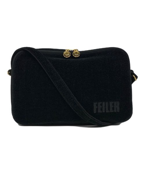 FEILER（フェイラー）FEILER (フェイラー) ショルダーバッグ ブラックの古着・服飾アイテム