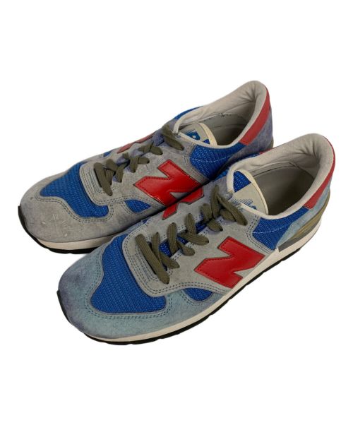 NEW BALANCE（ニューバランス）NEW BALANCE (ニューバランス) 990 National Parks Blue ブルー×レッド サイズ:27.5の古着・服飾アイテム