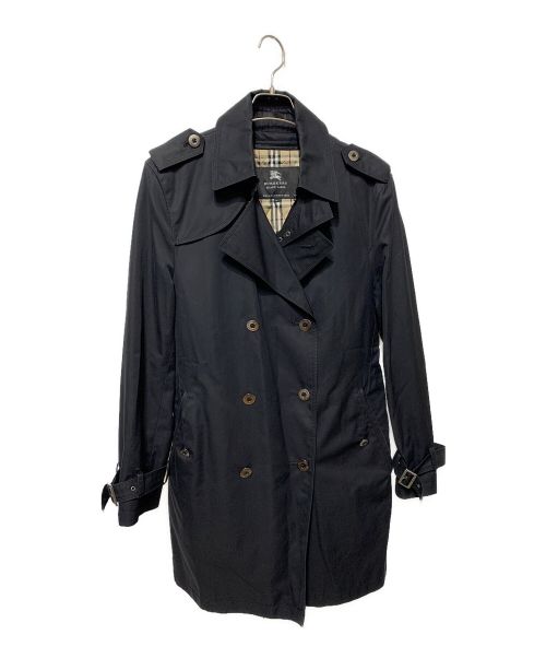 BURBERRY BLACK LABEL（バーバリーブラックレーベル）BURBERRY BLACK LABEL (バーバリーブラックレーベル) ライナー付トレンチコート ブラック サイズ:Mの古着・服飾アイテム