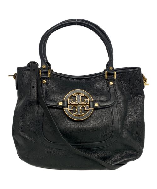 TORY BURCH（トリーバーチ）TORY BURCH (トリーバーチ) アマンダ　2WAYバッグ ブラックの古着・服飾アイテム