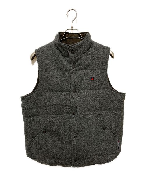 WOOLRICH（ウールリッチ）WOOLRICH (ウールリッチ) リバーシブルベスト ブラウン×グレー サイズ:Mの古着・服飾アイテム