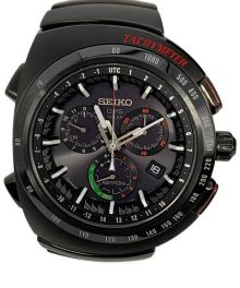 SEIKO（セイコー）の古着「 クロノグラフ GPSソーラーウォッチ」｜ブラック