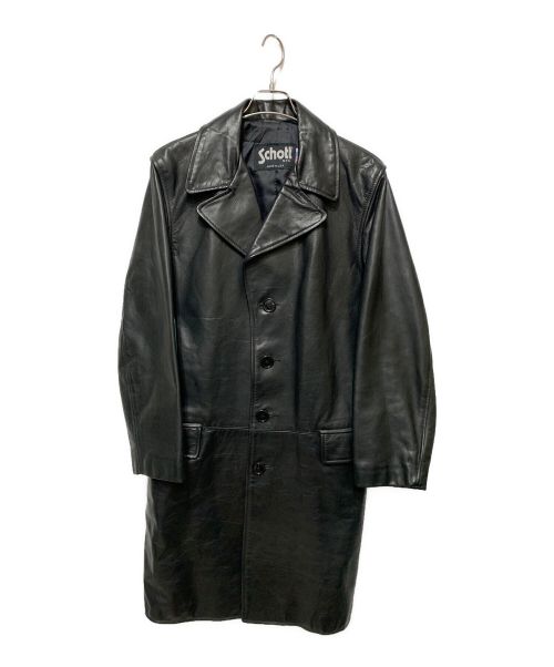 Schott（ショット）Schott (ショット) レザーコート ブラック サイズ:36の古着・服飾アイテム