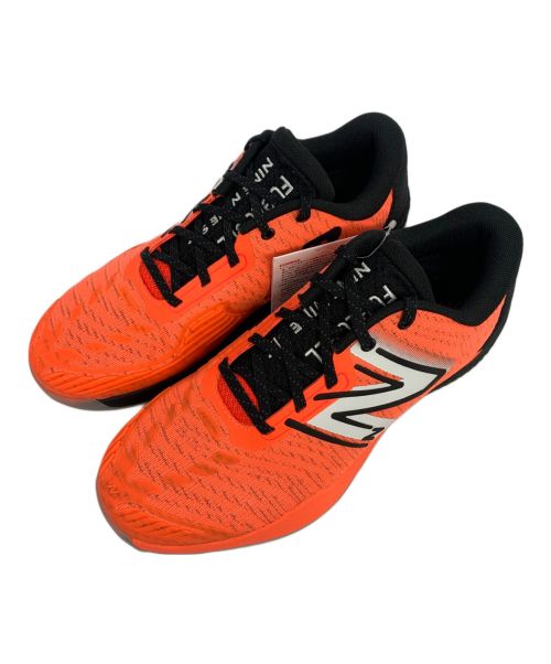 NEW BALANCE（ニューバランス）NEW BALANCE (ニューバランス) テニスシューズ オレンジ×ブラック サイズ:27 未使用品の古着・服飾アイテム