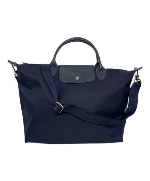 LONGCHAMP（ロンシャン）LONGCHAMP (ロンシャン) ル プリアージュ トートバッグ ネイビーの古着・服飾アイテム