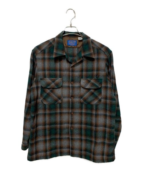 PENDLETON（ペンドルトン）PENDLETON (ペンドルトン) ネルシャツ ブラウン×グリーン サイズ:Lの古着・服飾アイテム