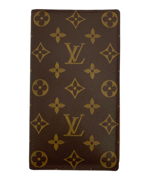 LOUIS VUITTON（ルイ ヴィトン）LOUIS VUITTON (ルイ ヴィトン) ポルト・シュキエ・カルト・クレディ ブラウンの古着・服飾アイテム