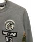 BAPE BY A BATHING APE (ベイプバイアベイシングエイプ) スウェット グレー サイズ:S：6000円