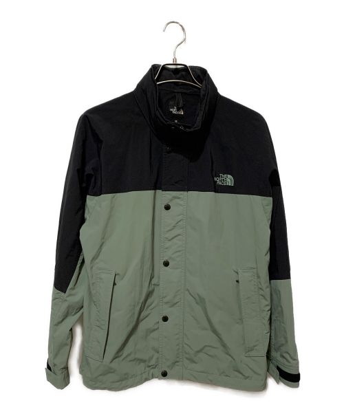 THE NORTH FACE（ザ ノース フェイス）THE NORTH FACE (ザ ノース フェイス) ハイドレナウィンドジャケット ブラック×グリーン サイズ:Mの古着・服飾アイテム