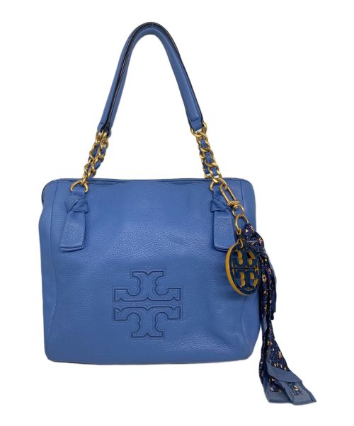 TORY BURCH（トリーバーチ）TORY BURCH (トリーバーチ) トートバッグ スカイブルーの古着・服飾アイテム