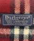 Burberry's (バーバリーズ) ノバチェックマフラー レッド：5000円