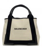 BALENCIAGAバレンシアガ）の古着「ハンドバッグ」｜ホワイト×ブラック