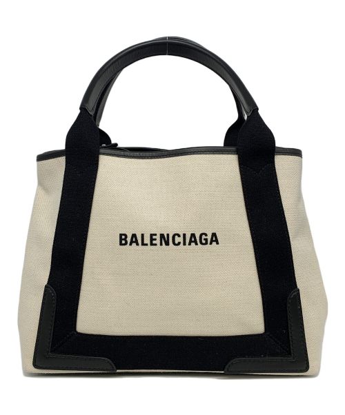 BALENCIAGA（バレンシアガ）BALENCIAGA (バレンシアガ) ハンドバッグ ホワイト×ブラックの古着・服飾アイテム