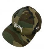 stussy×New Eraステューシー×ニューエラ）の古着「stussy×New Era カモフラキャップ」