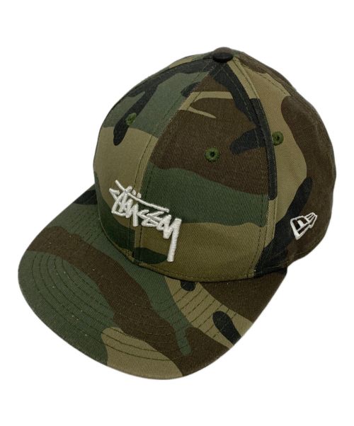 stussy（ステューシー）stussy (ステューシー) New Era (ニューエラ) stussy×New Era カモフラキャップ サイズ:表記なしの古着・服飾アイテム