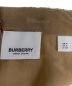 中古・古着 BURBERRY  (バーバリー) モノグラムプリントプリーツスカート オレンジ サイズ:4：28000円