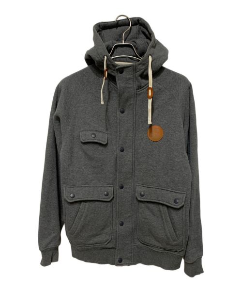 stussy（ステューシー）stussy (ステューシー) フーデッドジャケット グレー サイズ:Lの古着・服飾アイテム