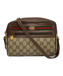 GUCCI（グッチ）の古着「ショルダーバッグ」｜ブラウン×ベージュ