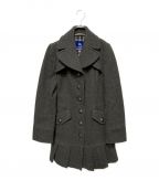 BURBERRY BLUE LABELバーバリーブルーレーベル）の古着「ウールコート」｜グレー