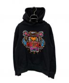 KENZOケンゾー）の古着「TIGER LOGO HOODIE」｜ブラック