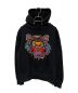 KENZO（ケンゾー）の古着「TIGER LOGO HOODIE」｜ブラック