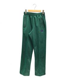 Needles（ニードルズ）の古着「総柄トラックパンツ/ポリジャカード/Track Pants/Poly Jq.」｜グリーン