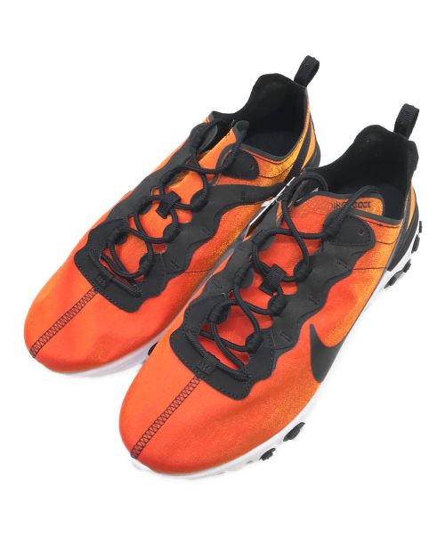 NIKE（ナイキ）NIKE (ナイキ) REACT ELEMENT 55 PRM SU19/リアクト エレメント 55 プレミアム/スニーカー オレンジ×ブラック サイズ:28.5の古着・服飾アイテム