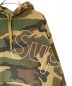 中古・古着 SUPREME (シュプリーム) Reflective Hooded Sweatshirt グリーン×ブラウン サイズ:L：24800円