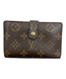 LOUIS VUITTON（ルイ ヴィトン）の古着「2つ折り財布/ポルトモネビエヴィエノワ」｜ブラウン