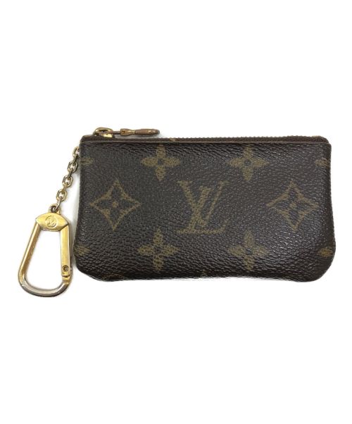 LOUIS VUITTON（ルイ ヴィトン）LOUIS VUITTON (ルイ ヴィトン) ポシェット・クレ/コインケース/キーケース ブラウンの古着・服飾アイテム