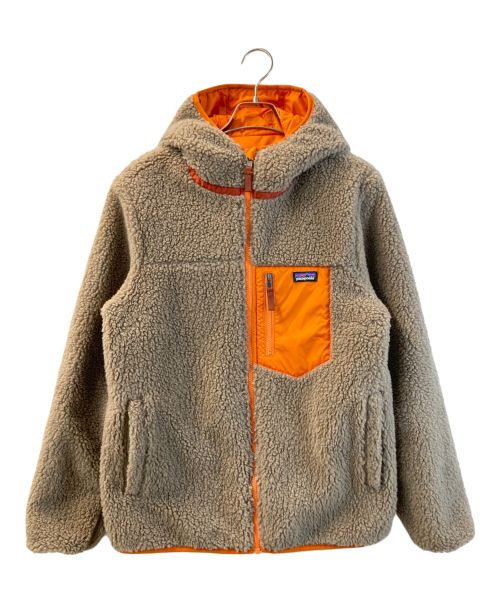 Patagonia（パタゴニア）Patagonia (パタゴニア) リバーシブルブルゾン オレンジ サイズ:XXL 16-18の古着・服飾アイテム