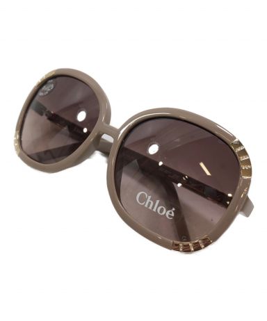 【中古・古着通販】Chloe (クロエ) サングラス ベージュ｜ブランド 