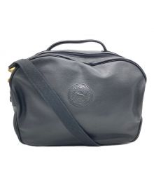 LONGCHAMP（ロンシャン）の古着「オールレザーショルダーバッグ」｜ブラック