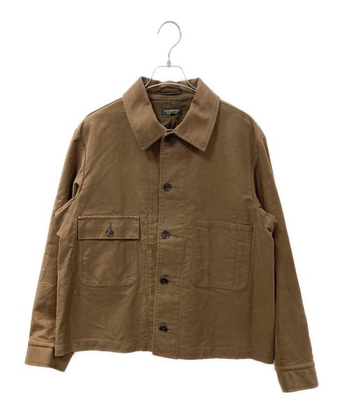 A vontade（アボンタージ）A vontade (アボンタージ) Short Engineered Jacket/ショート　エンジニアード　ジャケット ブラウン サイズ:Mの古着・服飾アイテム