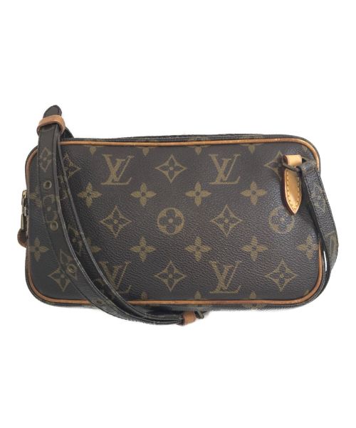 LOUIS VUITTON（ルイ ヴィトン）LOUIS VUITTON (ルイ ヴィトン) マルリーバンドリエール/ショルダーポーチ/ショルダーバッグ ブラウンの古着・服飾アイテム