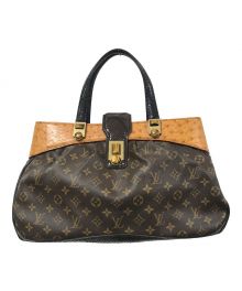 LOUIS VUITTON（ルイ ヴィトン）の古着「モノグラム ワルツ オスカー/ハンドバッグ」｜ブラウン×ブラック