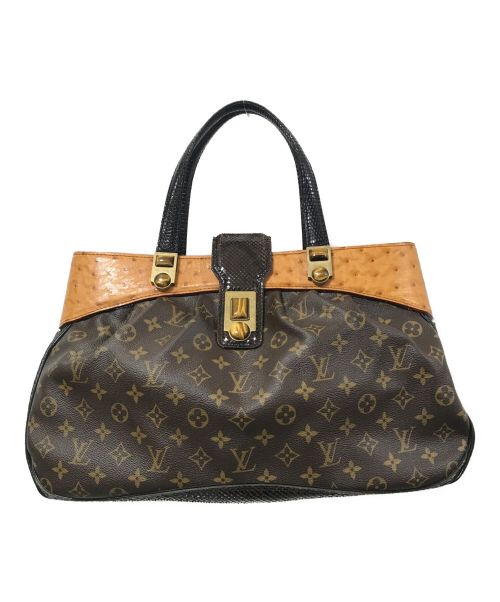 LOUIS VUITTON（ルイ ヴィトン）LOUIS VUITTON (ルイ ヴィトン) モノグラム ワルツ オスカー/ハンドバッグ ブラウン×ブラックの古着・服飾アイテム