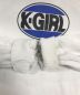 中古・古着 X-GIRL (エックスガール) OVAL LOGO CREW SWEAT TOP/オーバルロゴプリントクルーネックスウェット ホワイト サイズ:L：6800円