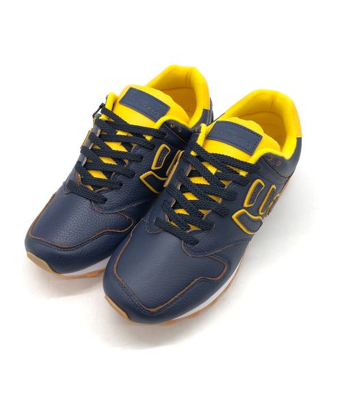 Sangacio（サンガッチョ）Sangacio (サンガッチョ) にゅ～ず『NAVY×YELLOW』7周年記念モデル/スニーカー ネイビー×イエロー サイズ:25.5の古着・服飾アイテム